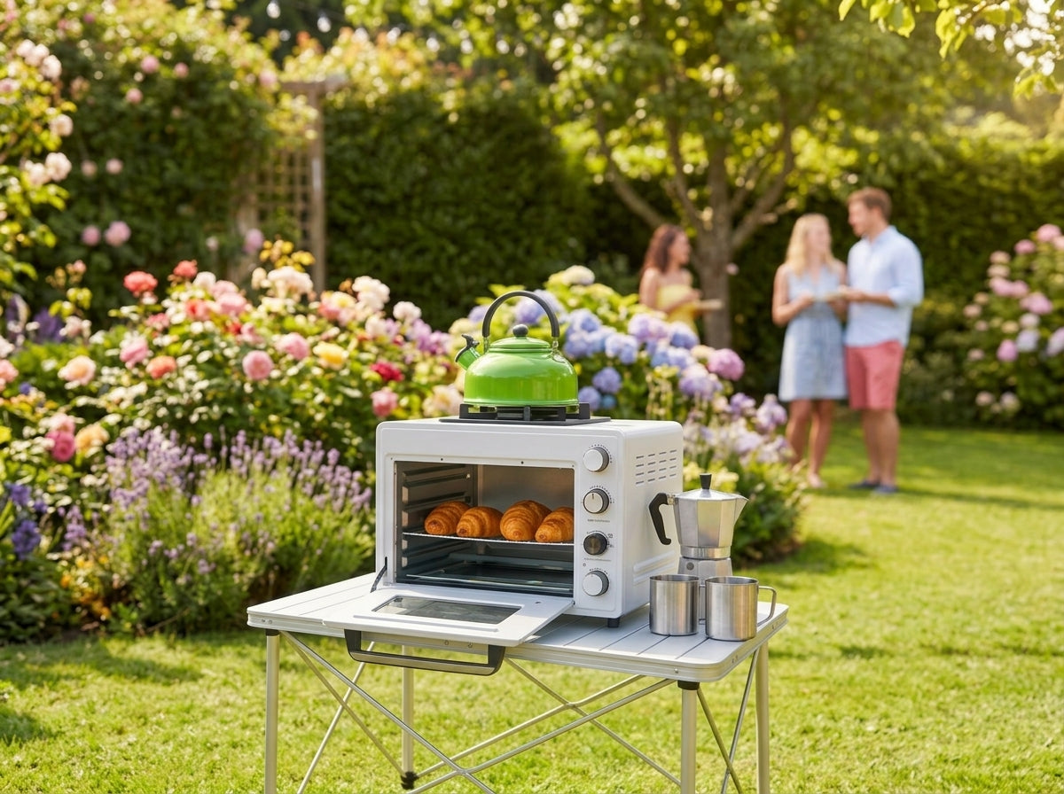 Cook outdoors at home