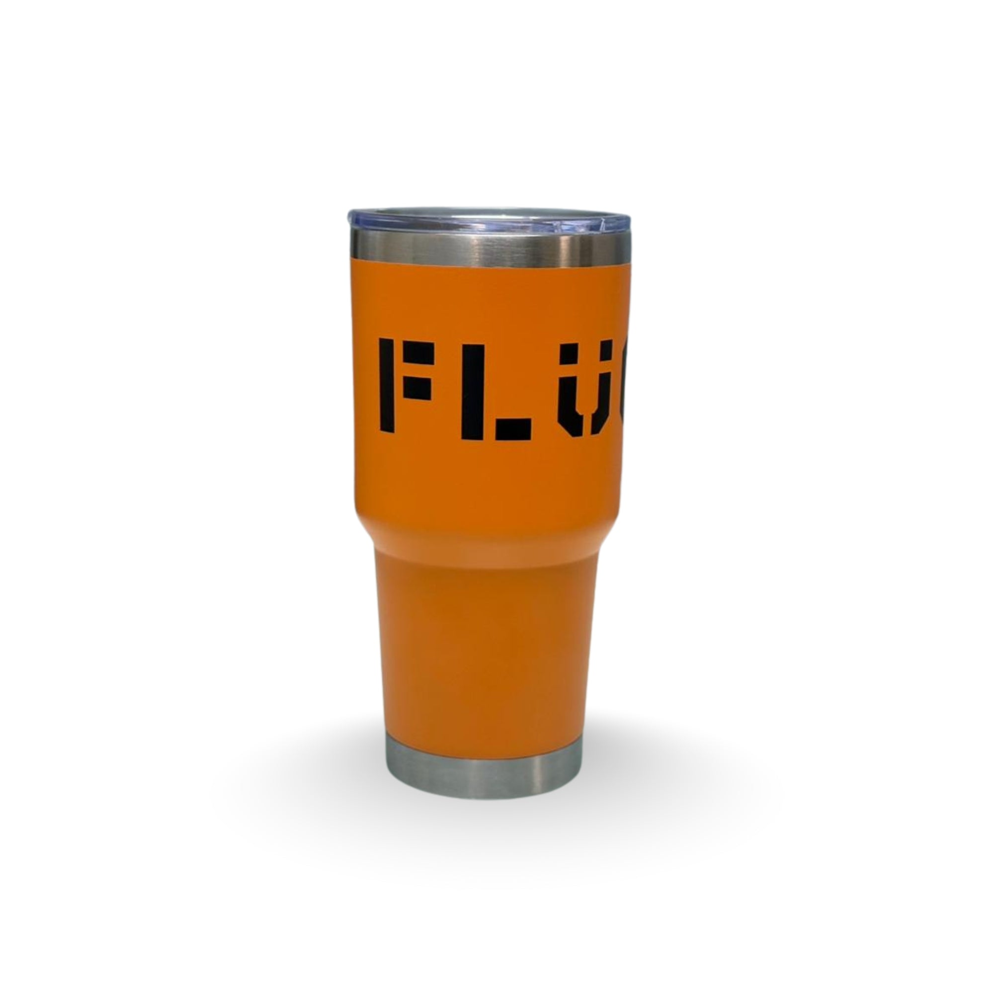 FLUGN orange stainless steel car coffee mug tumbler 