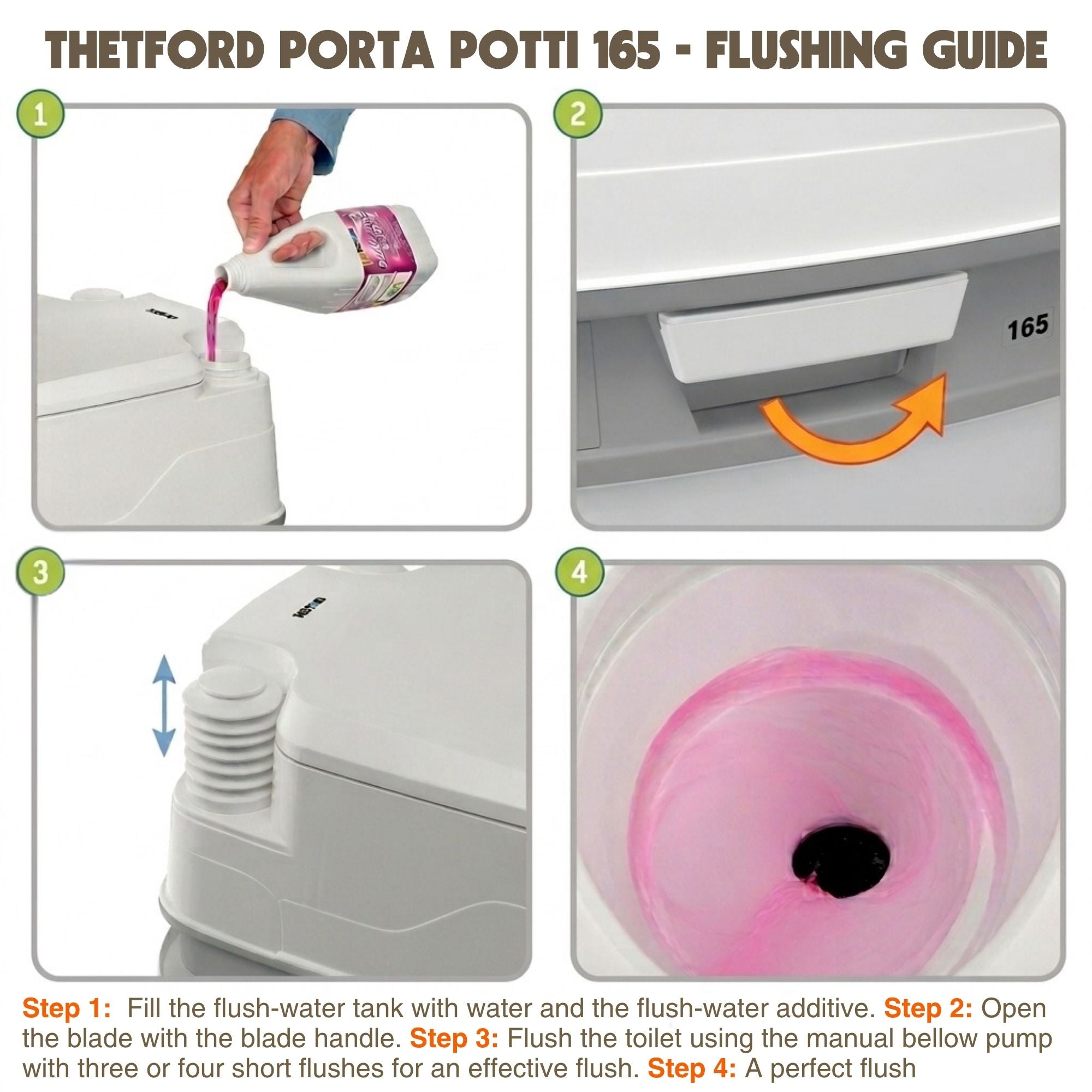 Thetford Porta Potti 165 | Portable Toilet