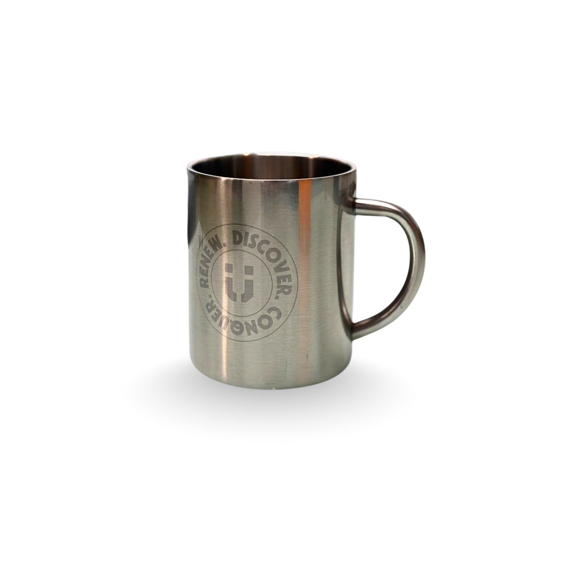 Double walled stainless steel insulated mug
