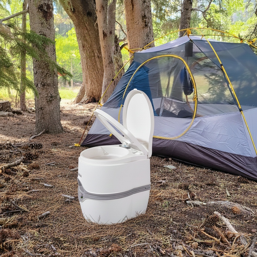 Porta Potti 565P piston flush portable toilet for RV and camping