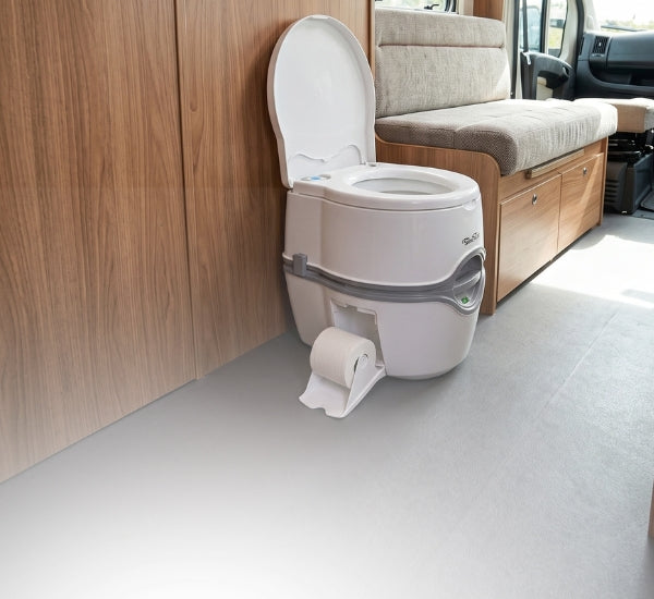 Integrated toilet paper holder